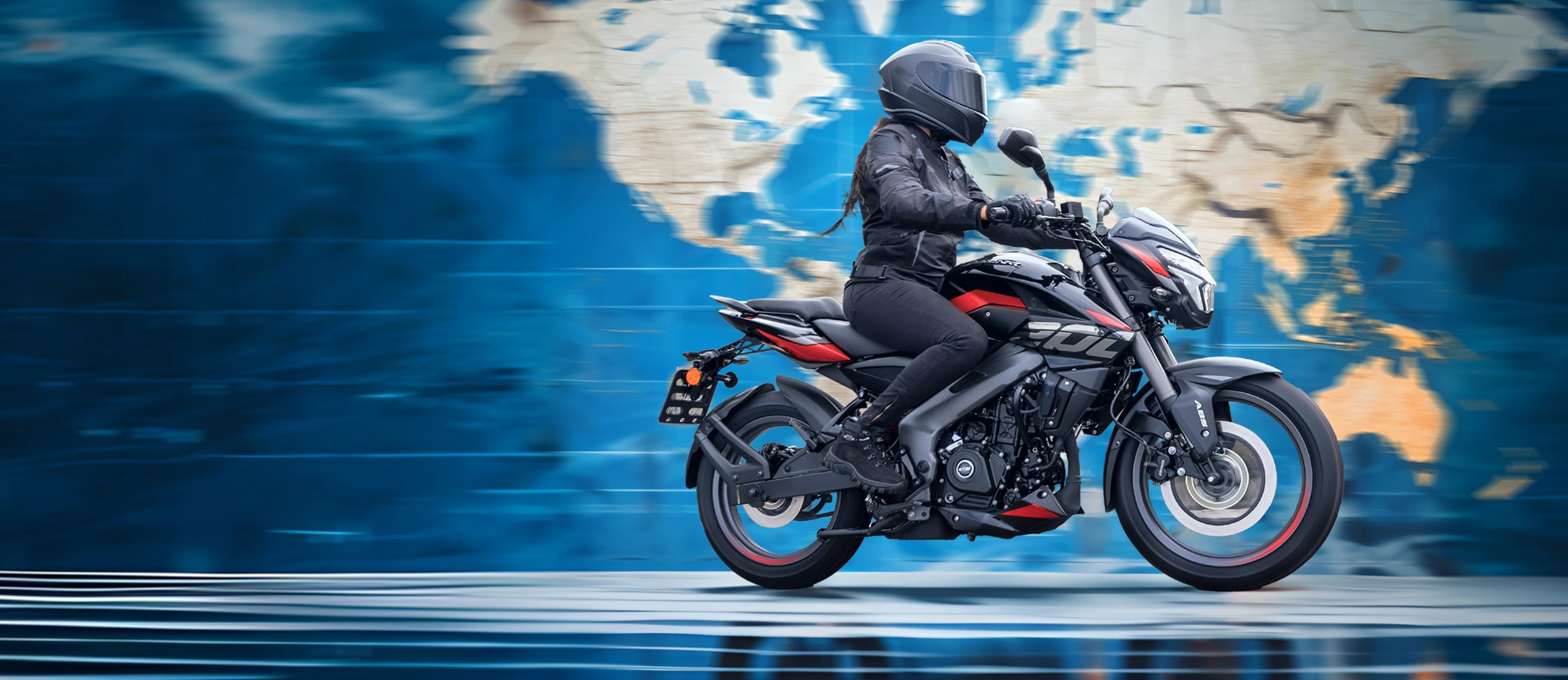 Explore o mundo do seu jeito com uma moto Bajaj Banner 1