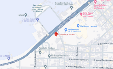 Mapa Giga Motos Marabá