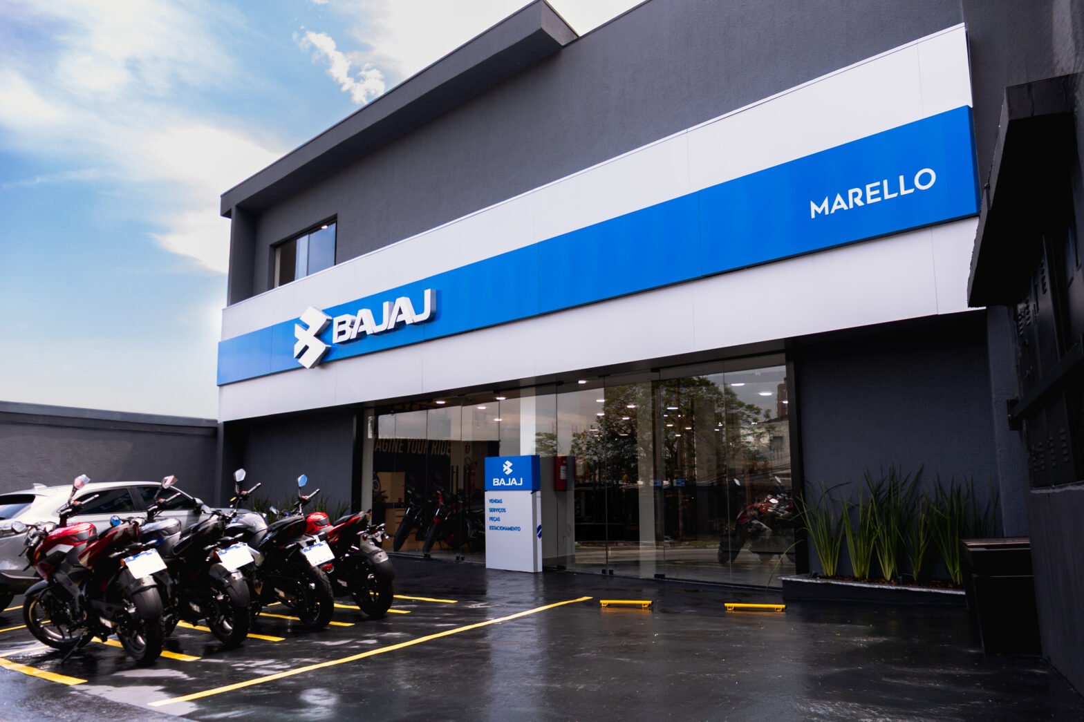 Bajaj chega a 80 concessionárias no Brasil com a inauguração da Marello Cidade Ademar